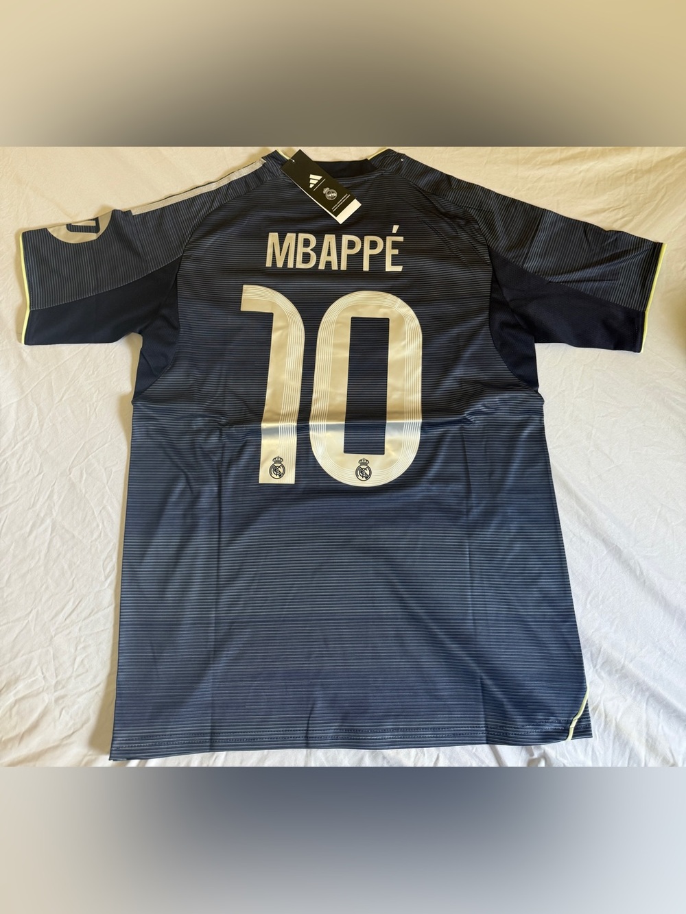 Real Madrid Men’s Away Football Jersey - Navy with Yellow Trim